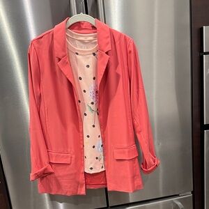 Elegant Coral Blazer for Women